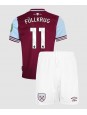 West Ham United Niclas Fullkrug #11 Hjemmedraktsett Barn 2024-25 Korte ermer (+ bukser)